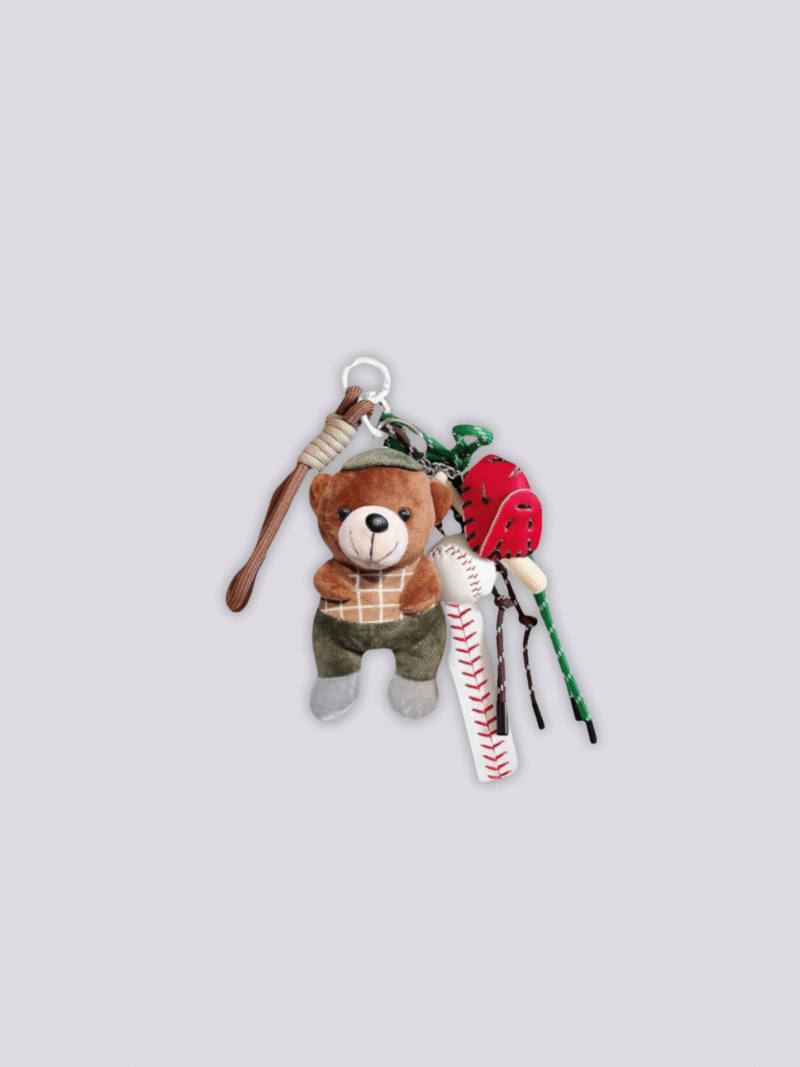Sporty Teddy Charm